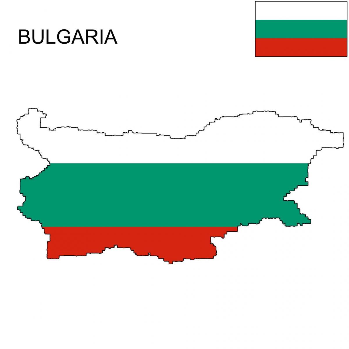 Bulgaria kartta flag