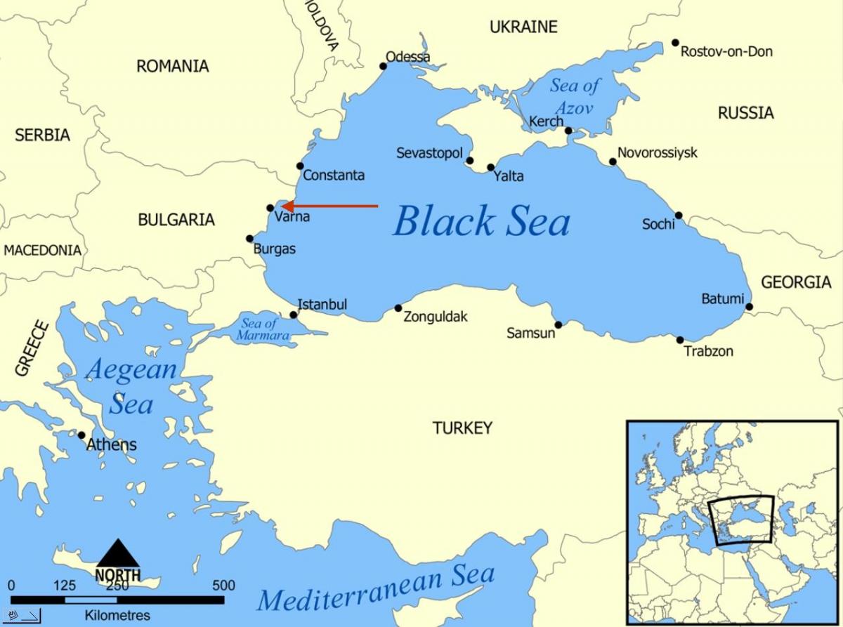 Bulgaria varna kartta