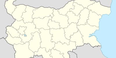 Kartta Bulgarian kartta vektori
