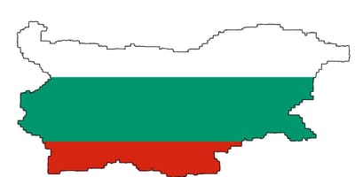 Bulgaria kartta flag